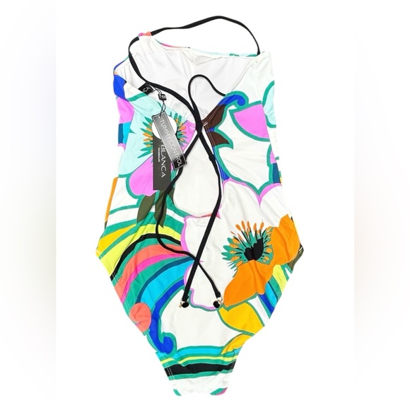 La Blanca Sun Catcher One Shoulder One Piece Swimsuit Tummy Control Size 6 NWT - Picture 5 of 8